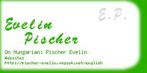 evelin pischer business card